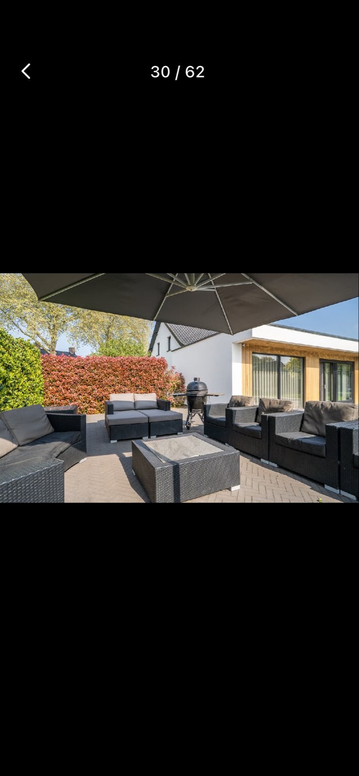 Life Loungeset met Comfortabele Kussens en Paracol, Gebruikt, Meer dan 8 zitplaatsen, Ophalen of Verzenden, Loungeset