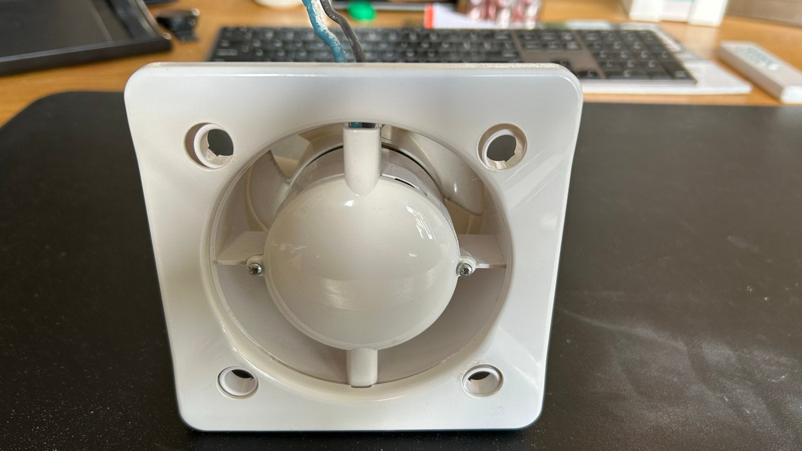 Awenta WC Ventilator 100mm met terugslagfolie, Ophalen of Verzenden, Gebruikt, Ventilator