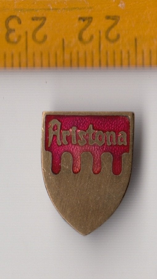 Aristona Philips Radio embleem schildje logo A, Ophalen of Verzenden