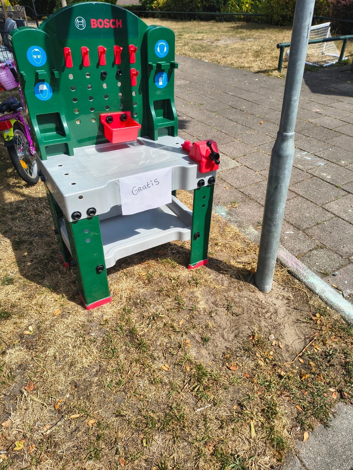 werkbank speelgoed gratis, Ophalen, Gebruikt