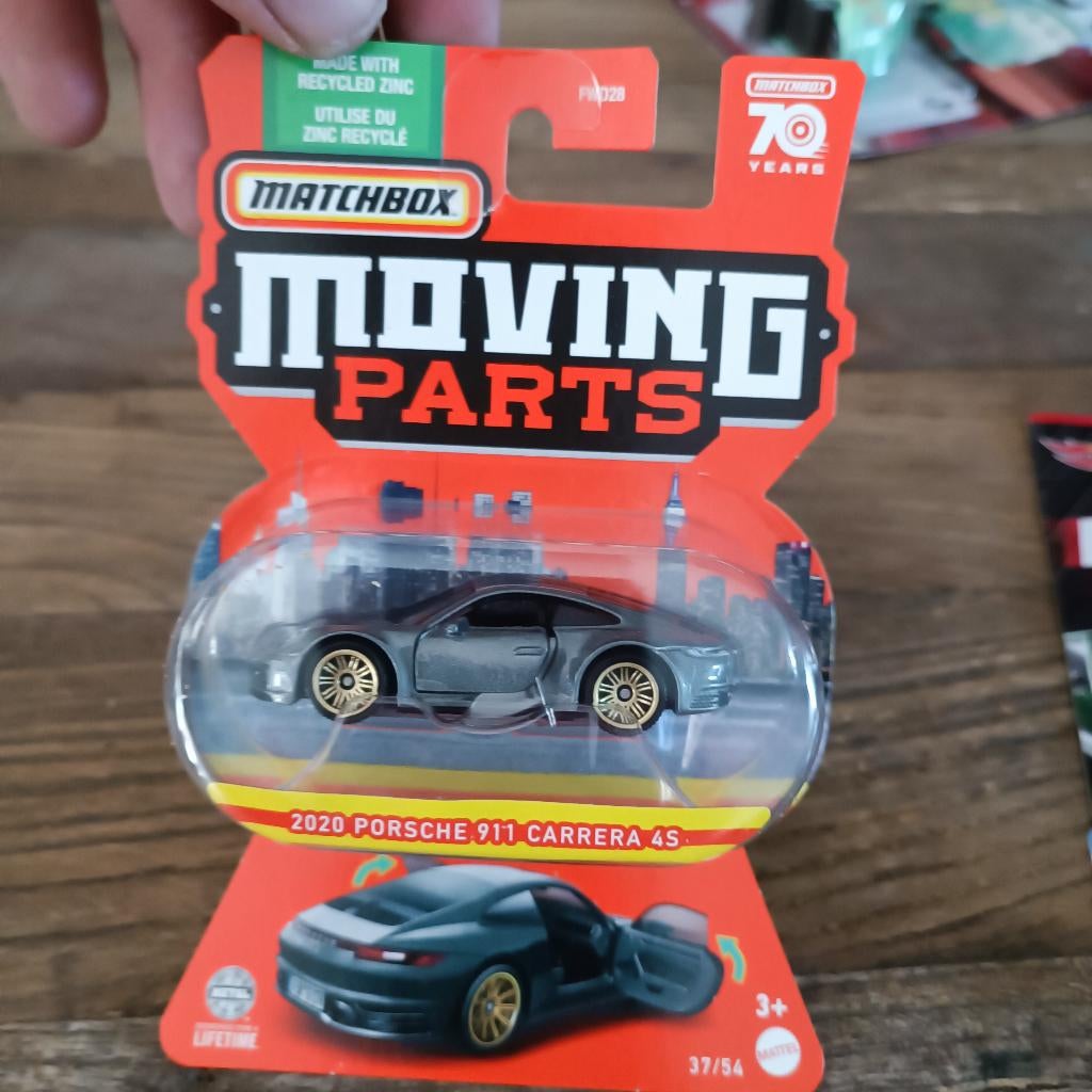 MATCHBOX MOVING PARTS 2023 2020 PORSCHE 911 CARRERA 4S, Ophalen of Verzenden, Nieuw, Auto