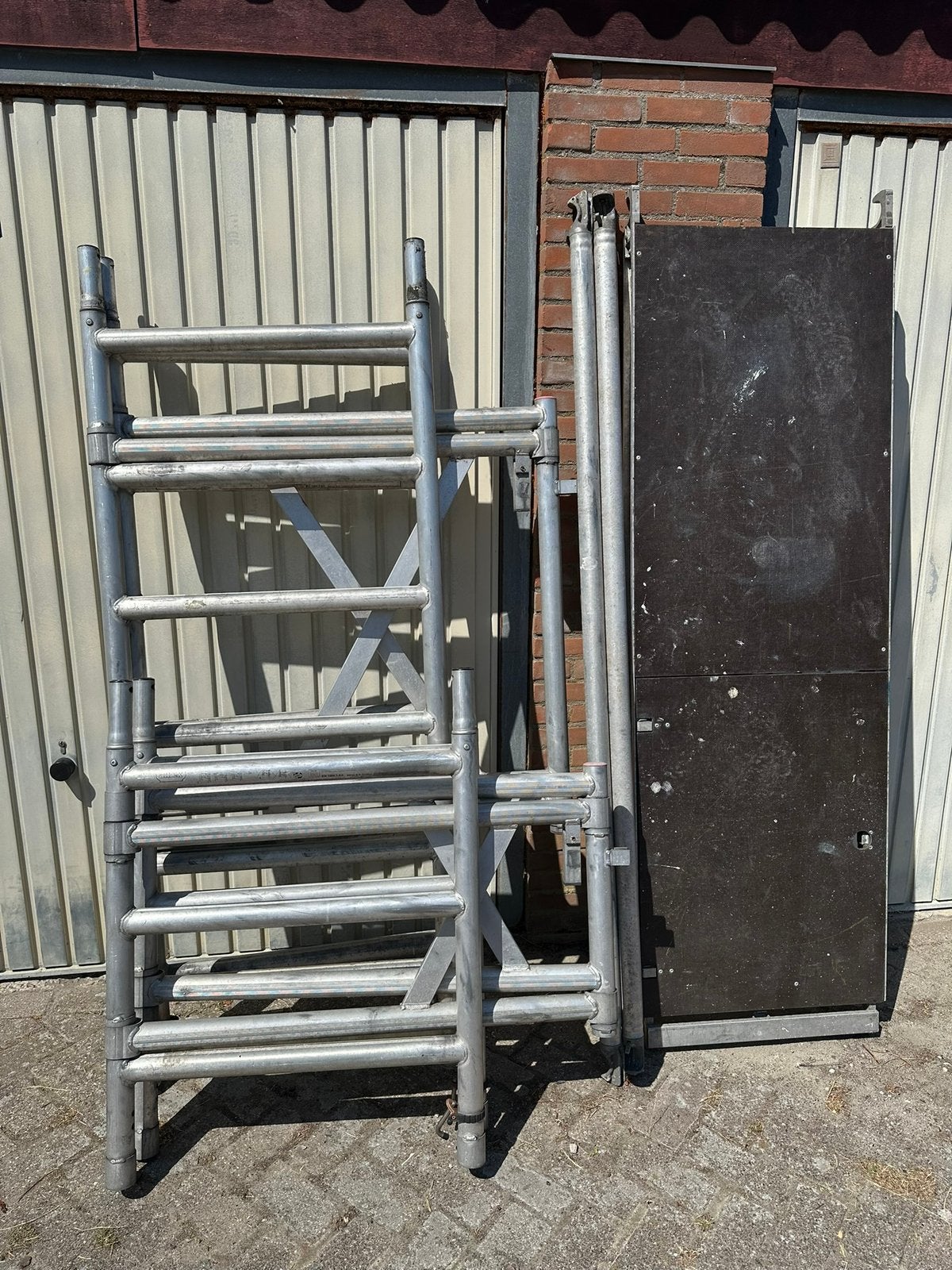 Altrex 5400 | basisdeel | vouwdeel | kamersteiger | schoren, Doe-het-zelf en Verbouw, Ophalen of Verzenden, Gebruikt, Rolsteiger of Kamersteiger