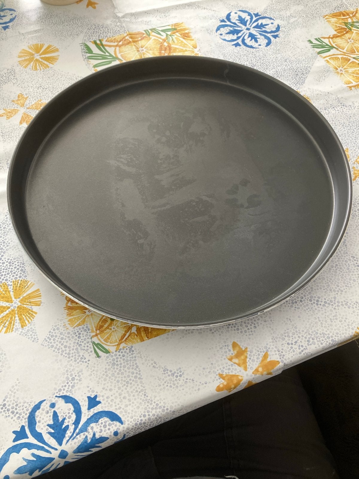 Crisp-plaat / pizzaplaat/bakplaat - 32 cm - Antiaanbaklaag, Ophalen, Overige typen, Nieuw, Zwart