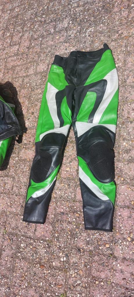 Leren motorpak (jas en broek) maat 50 combi, Ophalen of Verzenden