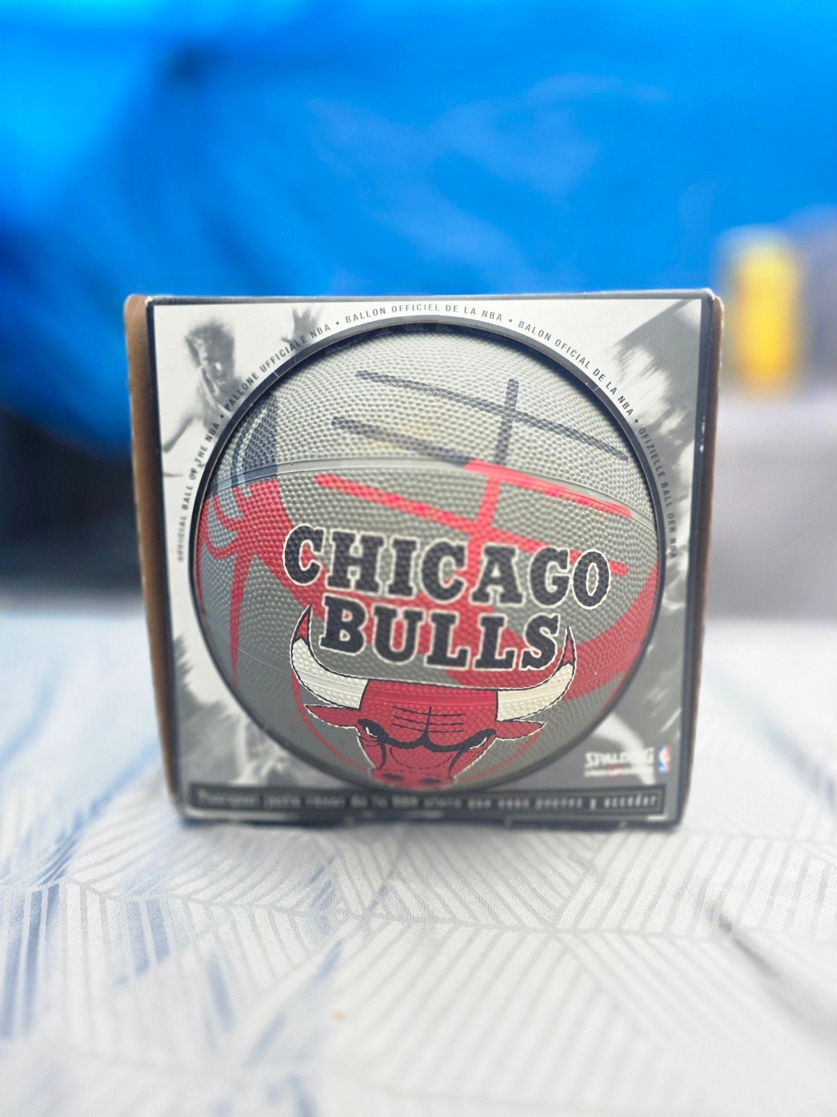 Vintage 1997 Spalding Chicago Bulls NBA Basketbal in Doos, Ophalen of Verzenden, Nieuw, Bal