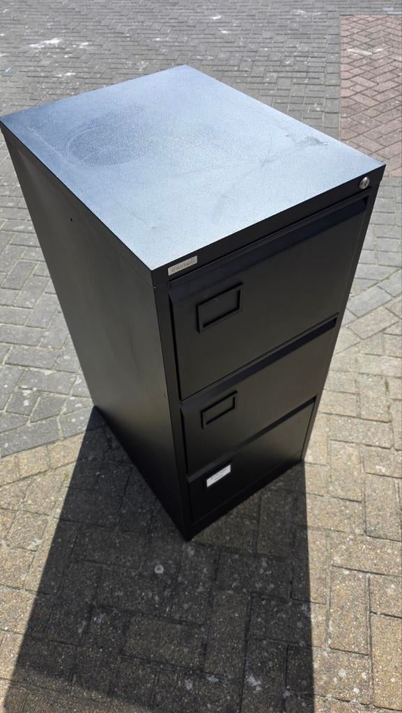 METALEN OPSLAGKAST 3 LADEN, Ophalen, Overige materialen, Zo goed als nieuw, Minder dan 100 cm
