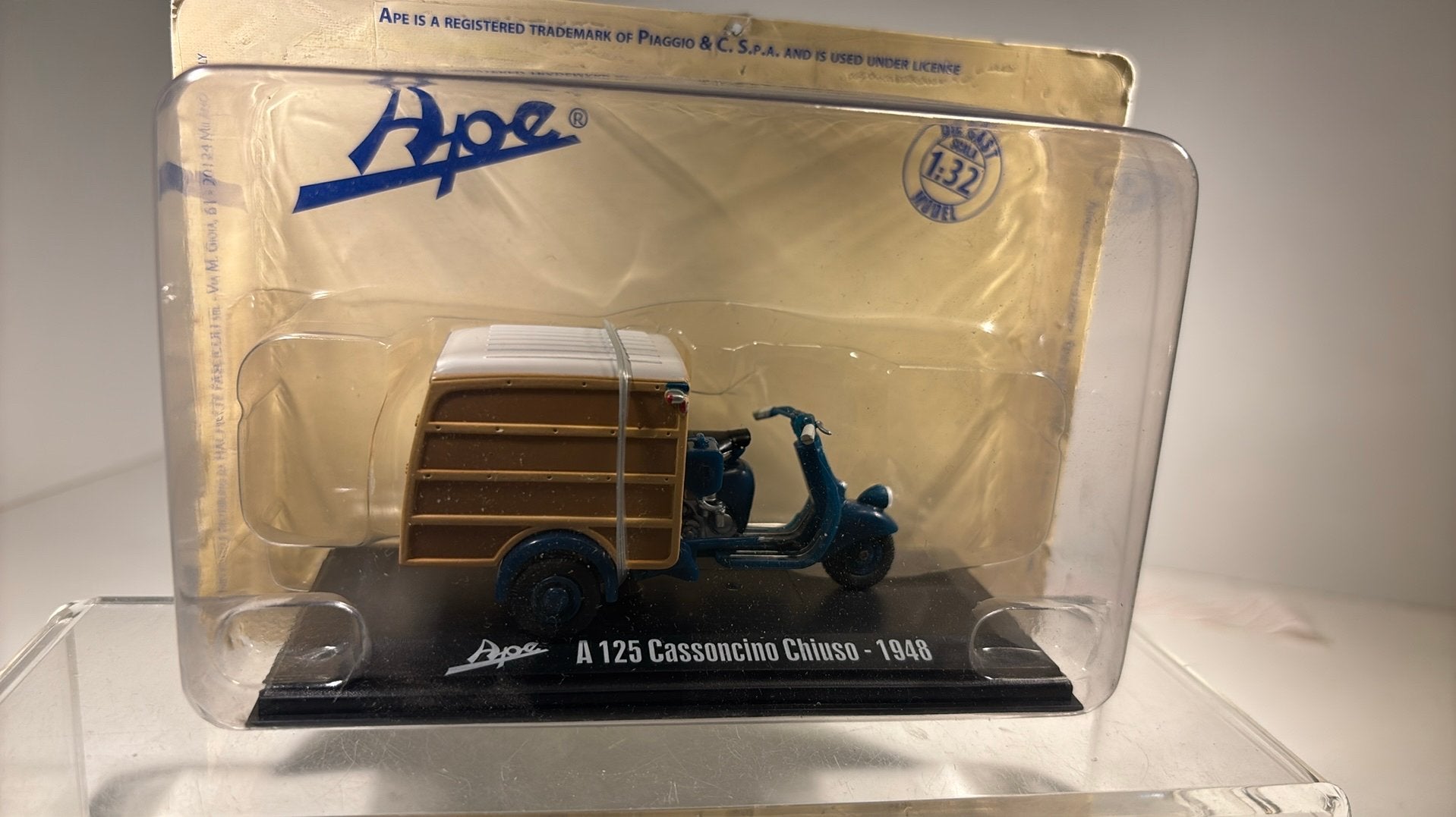 Ape a125 cassoncino chiuso 1948 1.32, Overige merken, Tractor of Landbouw, Ophalen of Verzenden, A