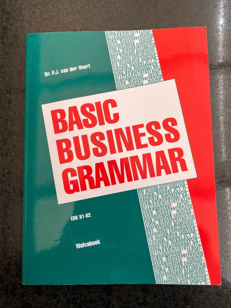 Secretarieel: Basic Business Grammar, Boeken, Ophalen of Verzenden, Zo goed als nieuw, Overige niveaus, Overige vakken