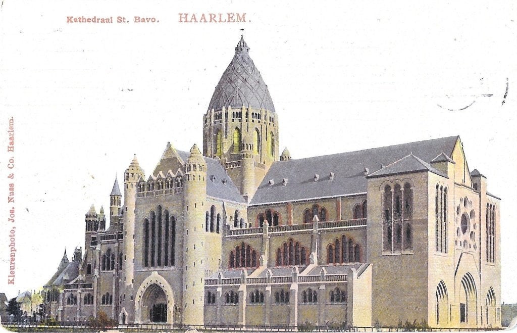 AK Haarlem - Kathedraal St. Bavo, Ophalen of Verzenden, Voor 1920, Gelopen, Noord-Holland