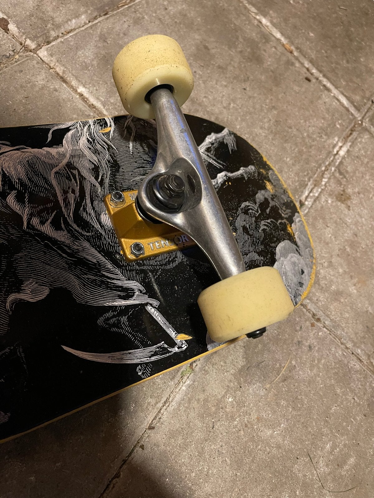 Deathwish Skateboard 8 inch met Mini Logo wieltjes, Sport en Fitness, Skateboarden, Ophalen, Zo goed als nieuw, Skateboard