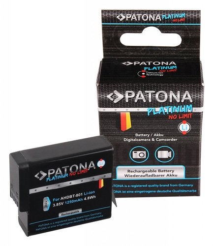 Platinum Battery GoPro Hero 8 7 AHDBT-701 6 5 AHDBT-501, Nieuw