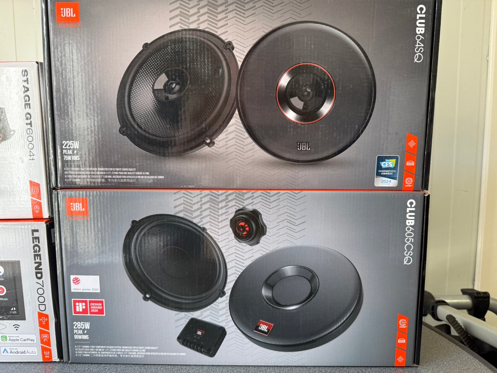 JBL Car Audio Set | CarPlay + Versterker + Speakers, Ophalen of Verzenden, Zo goed als nieuw
