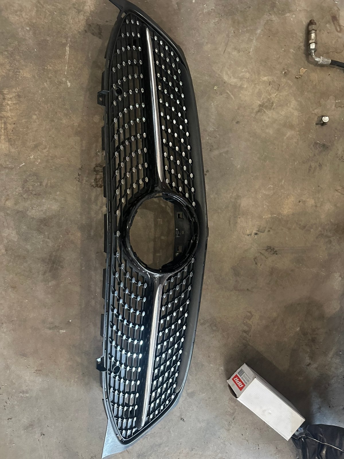 Cla Diamant Grill mercedes, Ophalen, Voor, Bumper