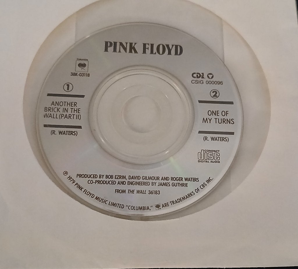 Pink Floyd ‎- Another Brick In The Wall 3 inch CD, Speciale editie, Ophalen of Verzenden, Zo goed als nieuw, Single