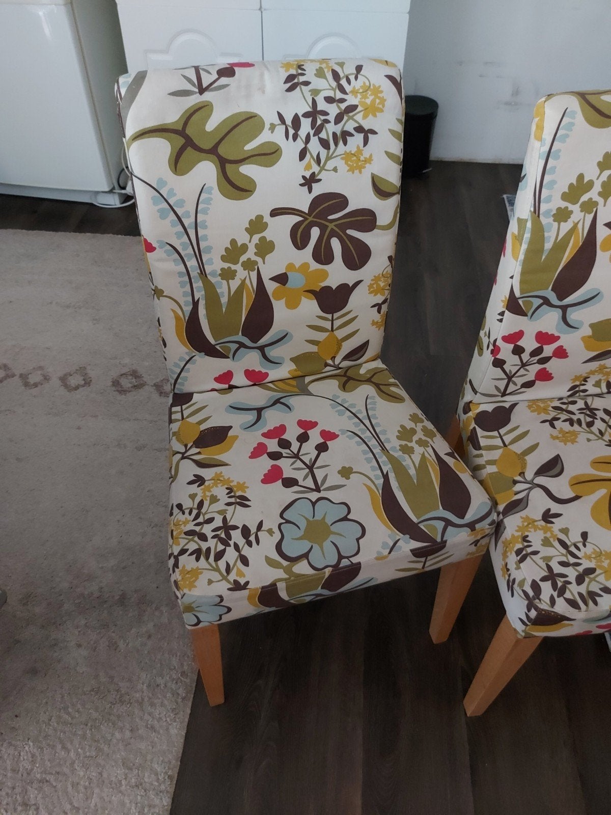 IKEA Henriksdal vintage bloemen eetkamerstoelen, Ophalen