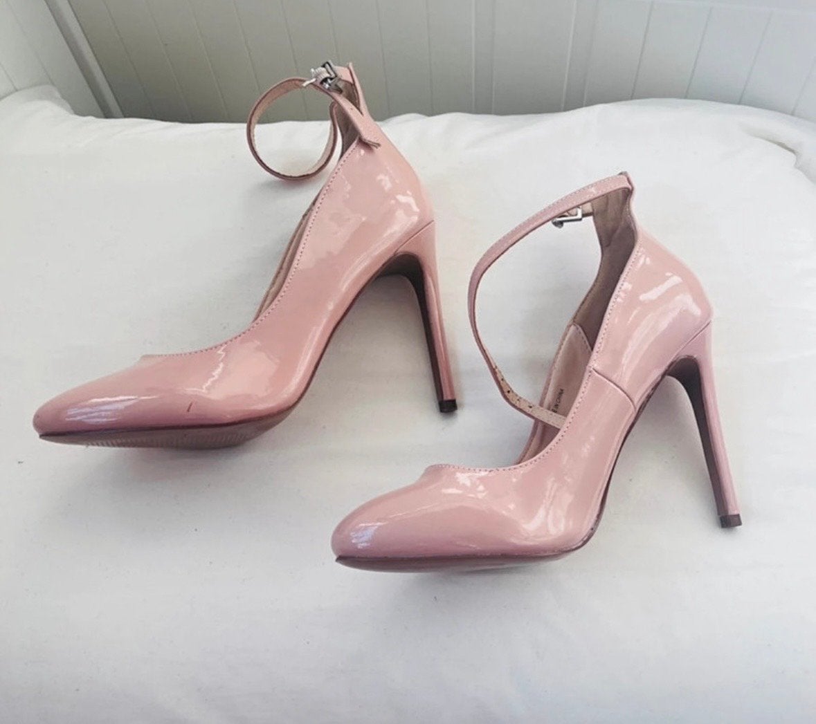 Roze pumps met enkelbandje - Even&Odd maat 39, Ophalen of Verzenden, Zo goed als nieuw, Roze, Pumps