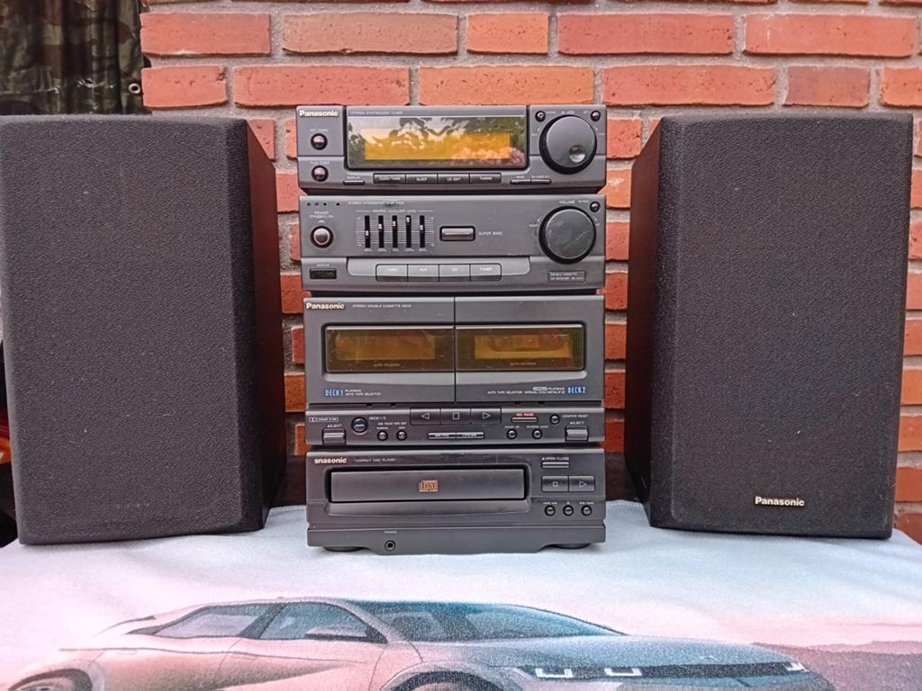 Panasonic Stereo Set met CD, Cassette, Tuner en Speakers, Overige merken, Gebruikt, Tuner of Radio, Losse componenten