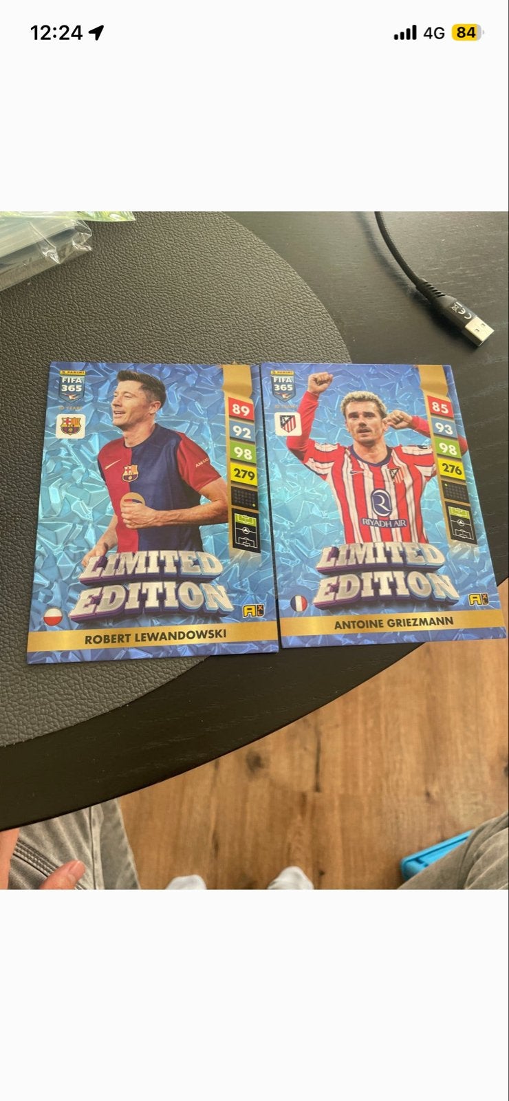 FIFA 365 Limited Edition Lewandowski & Griezmann kaarten, Ophalen of Verzenden, Zo goed als nieuw, Buitenlandse clubs, Spelerskaart