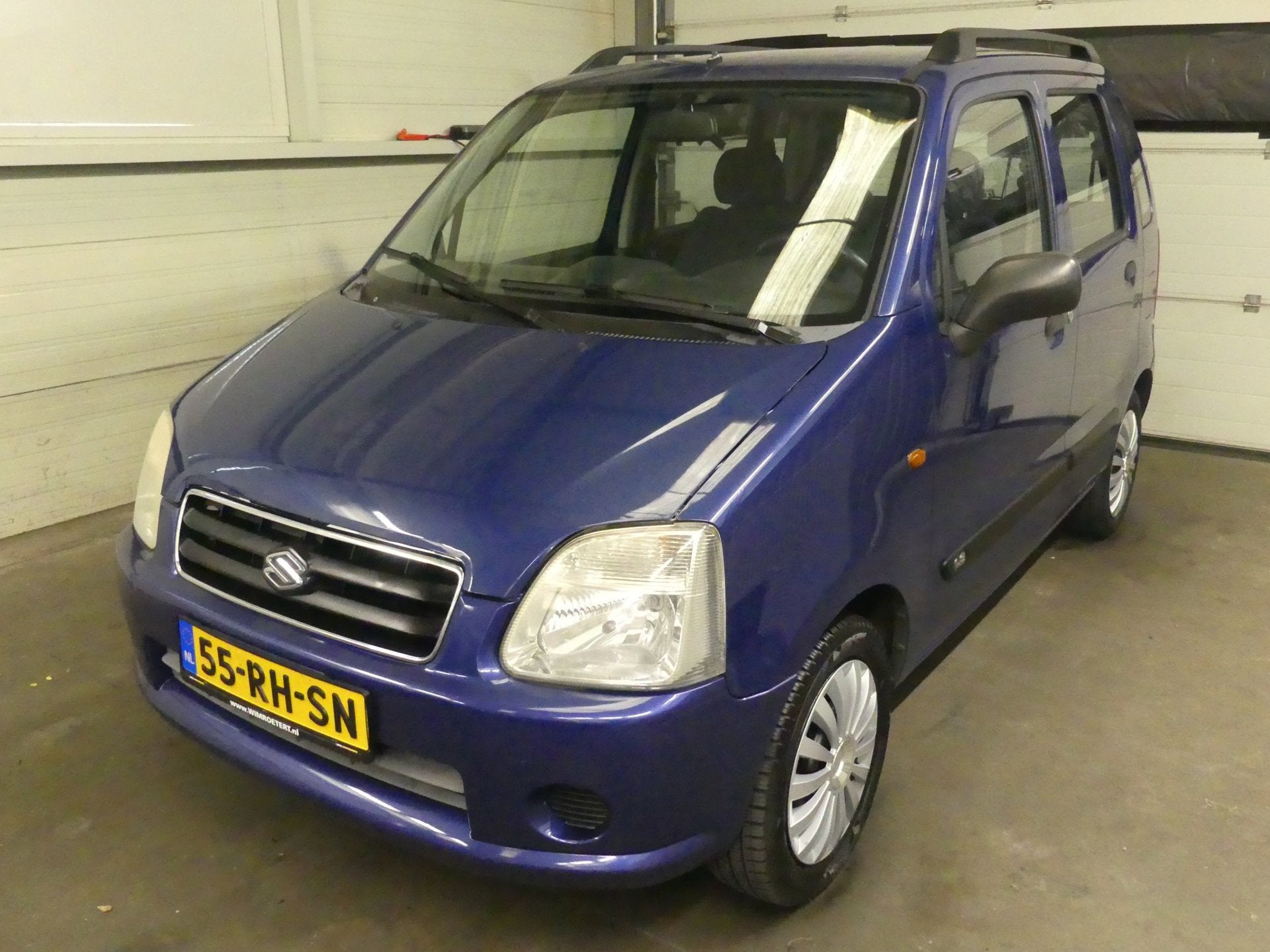 Suzuki Wagon R+ 1.3 GLX - Mooie Auto - Nieuwe Apk, Auto's, Voorwielaandrijving, 94 pk, Stof, Zwart