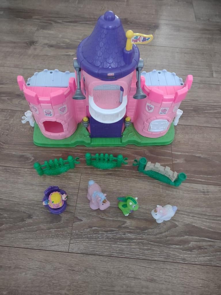 Little People kasteel - Fisher Price, Kinderen en Baby's, Ophalen of Verzenden, Gebruikt, Speelset, Met geluid