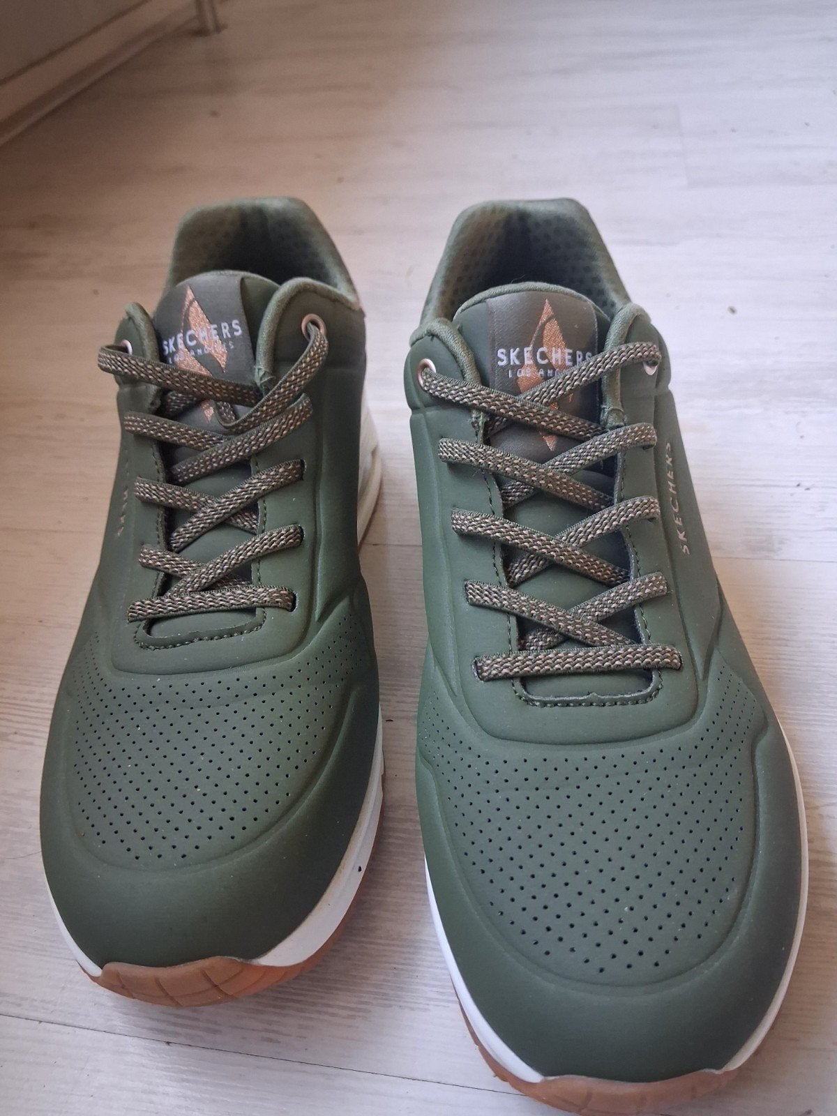 Skechers Sneakers Donkergroen Maat 40, Skechers, Ophalen of Verzenden, Sneakers of Gympen, Gedragen