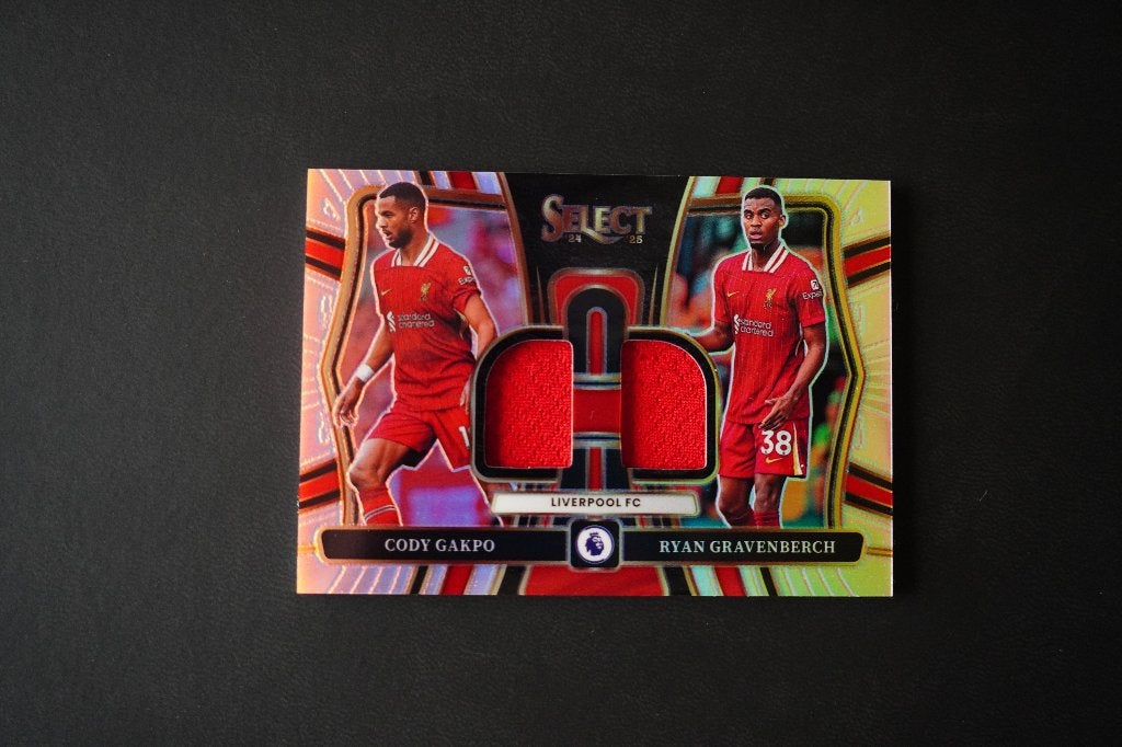 Gakpo & Gravenberch Dual Patch - Panini Select 24/25, Ophalen of Verzenden, Zo goed als nieuw, Plaatje