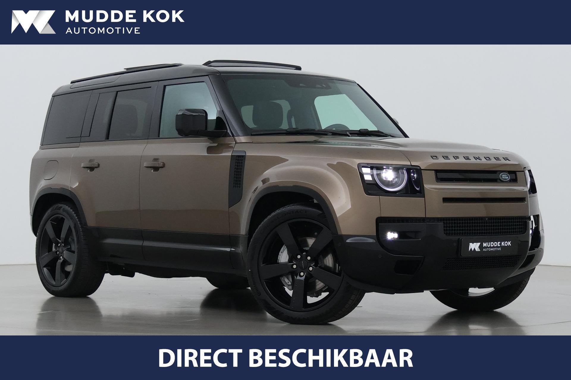 Land Rover Defender 110 P300e X-Dynamic HSE | 6-Persoons | M, Auto's, Automaat, Gebruikt, 4 cilinders, Bruin