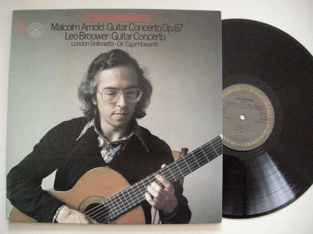 John Williams Arnold & Brower Guitar Concerto -LP vinyl zgan, Ophalen, Zo goed als nieuw, 12 inch