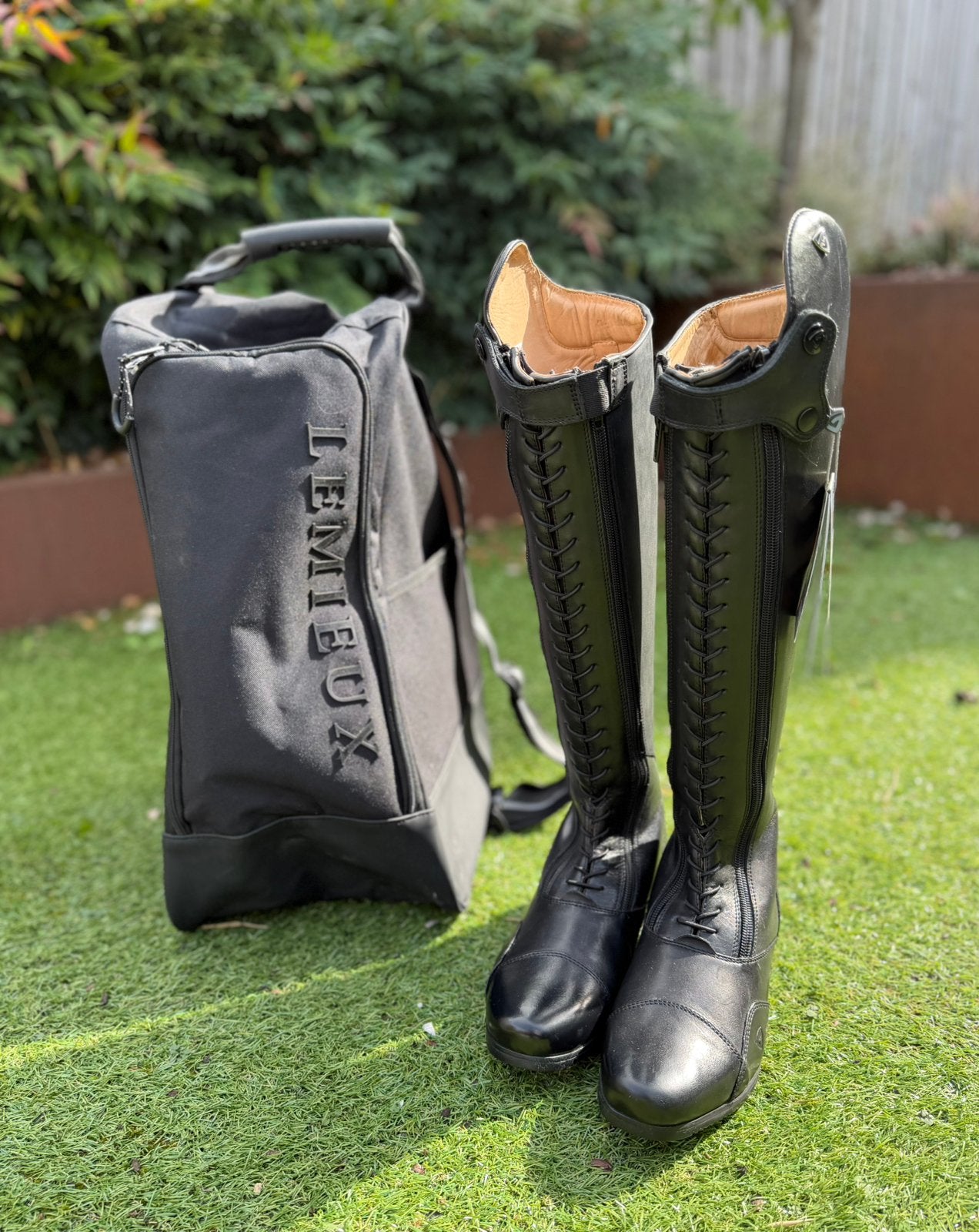 Nieuwe Tonics Rijlaarzen met veter Solar II maat 39 zwart, Ritssluiting, Dressuur, Overige merken, Nieuw