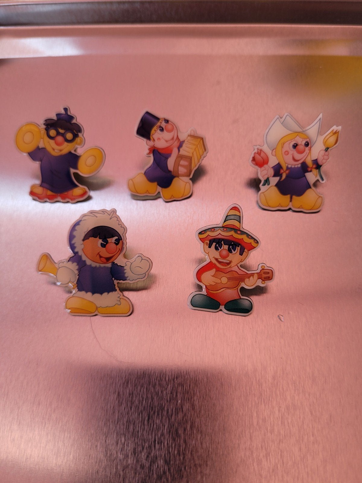 Efteling Carnaval Festival Pins - Set van 5, Verzamelen, Efteling, Zo goed als nieuw, Button of Speldje, Ophalen of Verzenden