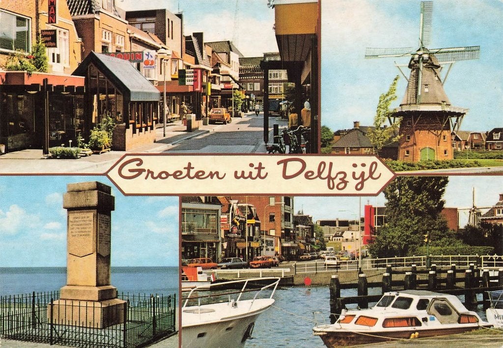 Groeten uit Delfzijl, Ophalen of Verzenden, 1980 tot heden, Gelopen, Groningen