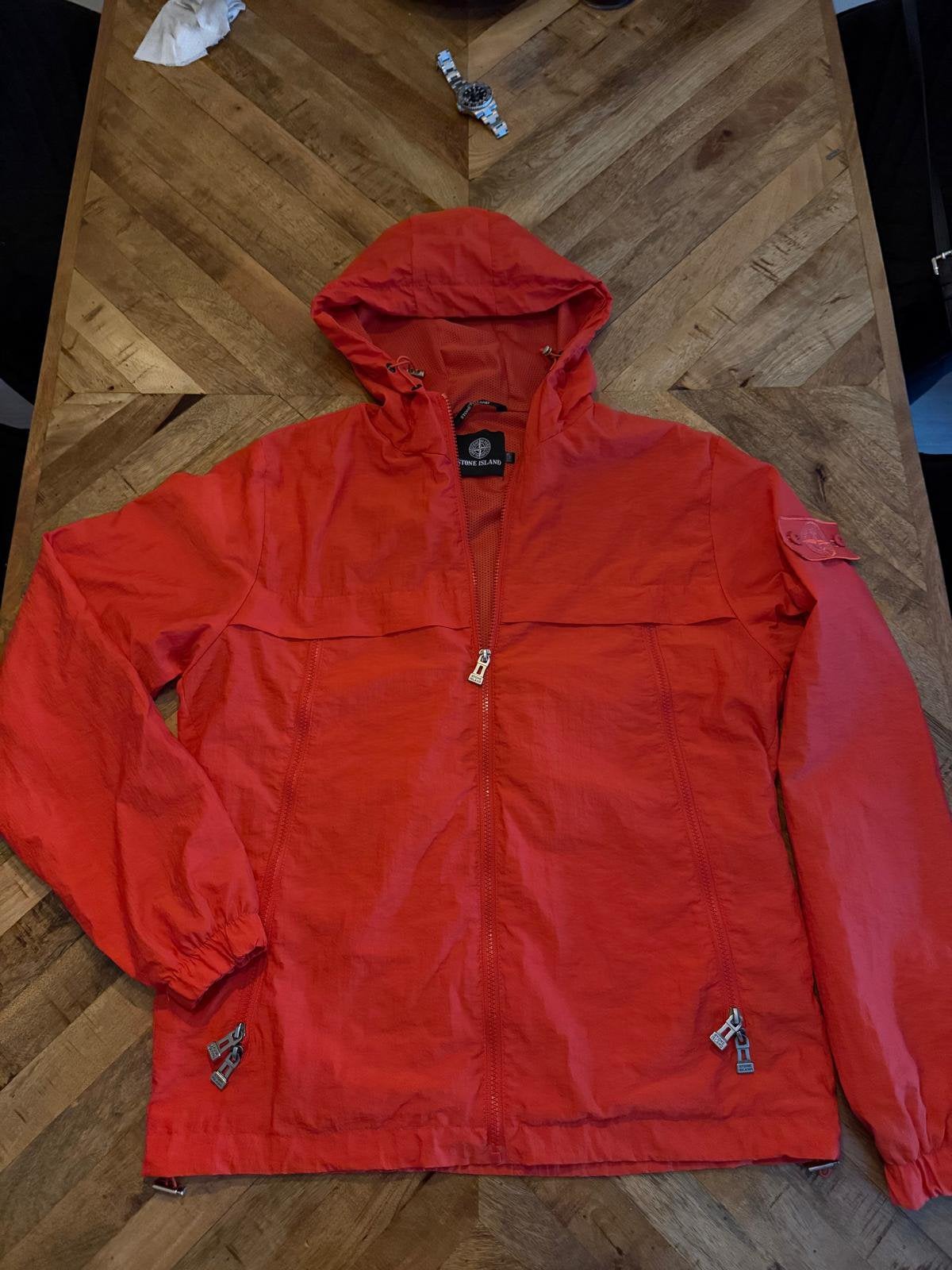 Stone island zomerjas maat M oranje, Ophalen of Verzenden, Zo goed als nieuw, Oranje