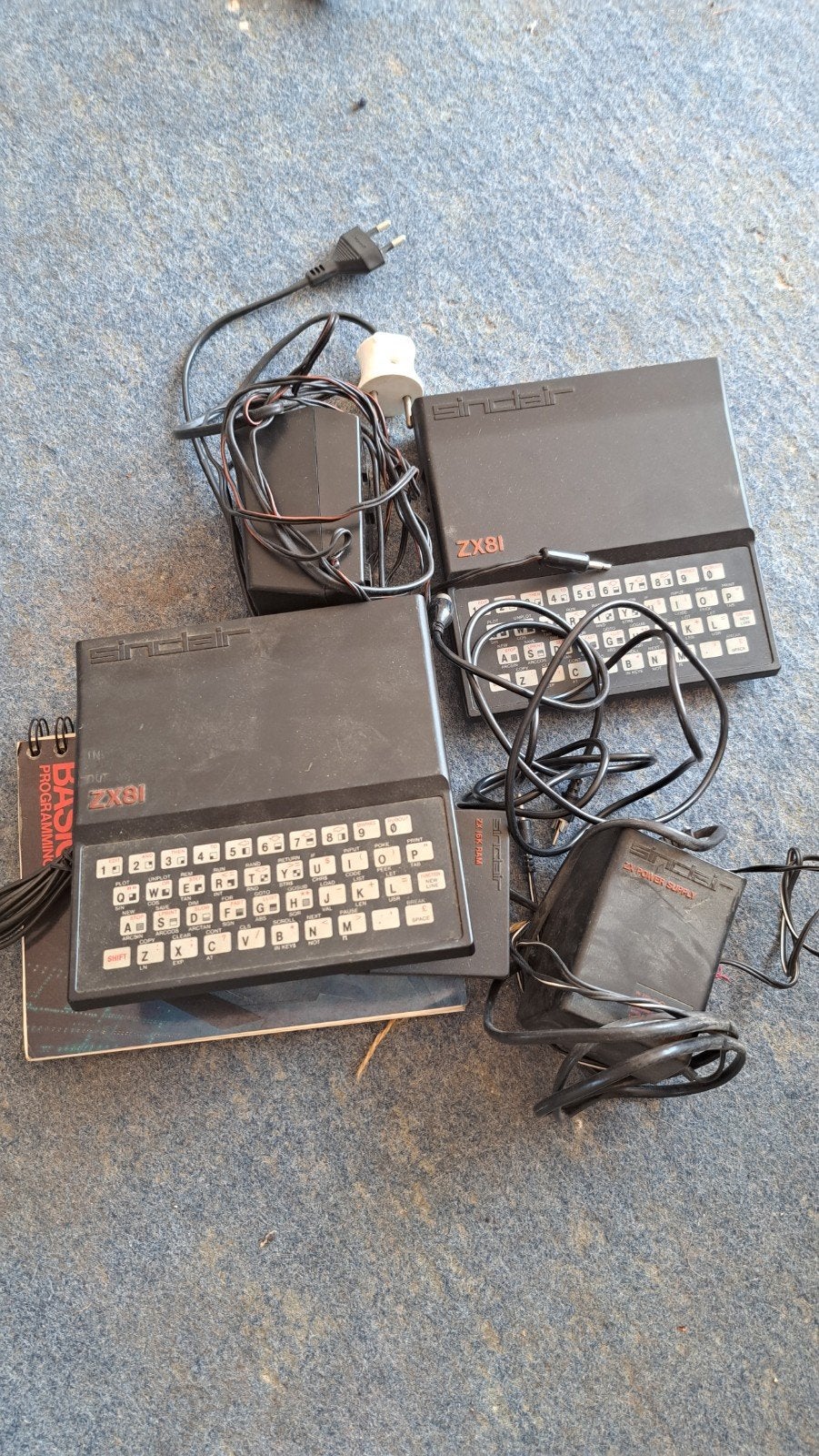 Twee Sinclair ZX81 computers met accessoires, Computers en Software, Vintage Computers, Ophalen of Verzenden, Sinclair