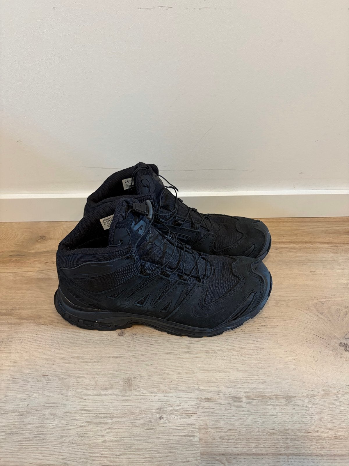 Salomon XA forces Mid Black EU44.2/3, Ophalen of Verzenden, Gedragen, Zwart, Wandelschoenen of Bergschoenen