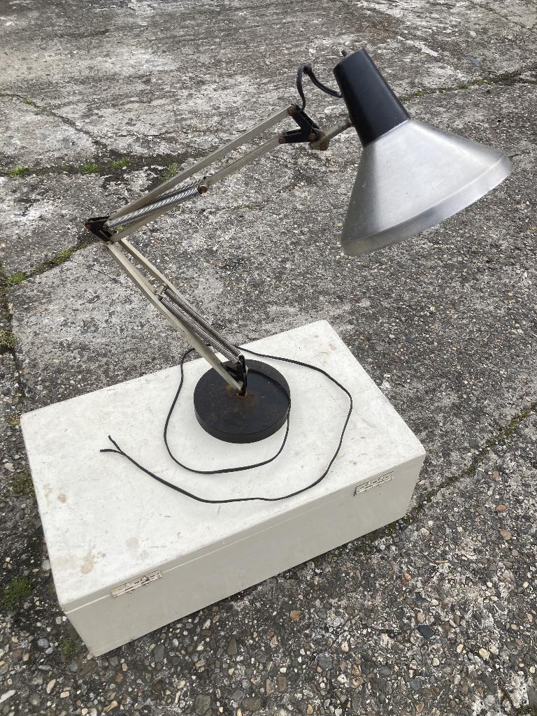 Vintage Hala Zeist T9 Architectenlamp NLs design jaren 60, Ophalen, Gebruikt, Vintage; design, Metaal