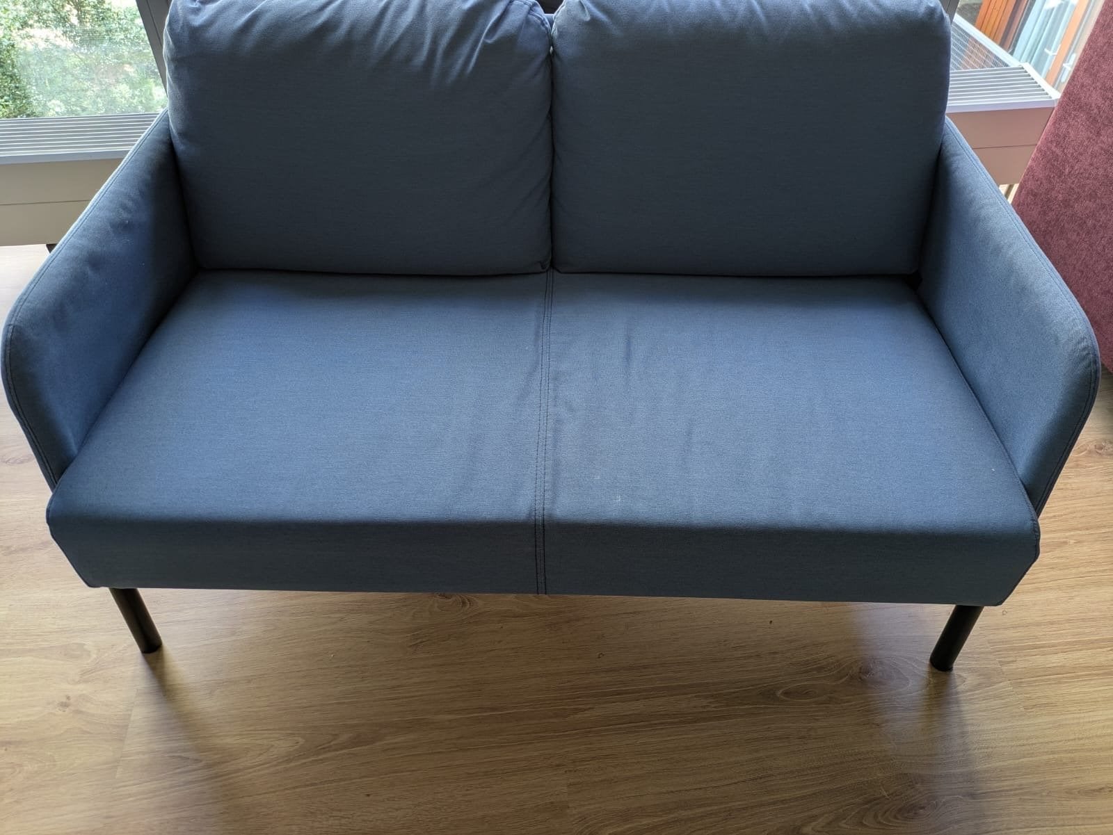 2x IKEA GLOSTAD 2-zitsbanken, Ophalen, Gebruikt, Tweepersoons, 75 tot 100 cm