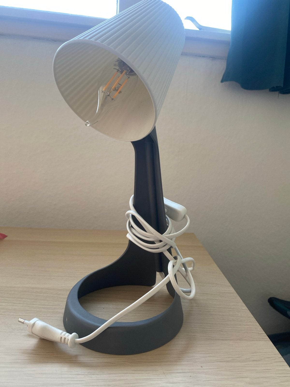 IKEA SVALLET Tafellamp - Modern en Energiezuinig, E14 (klein), Wit, Ophalen of Verzenden, Zo goed als nieuw