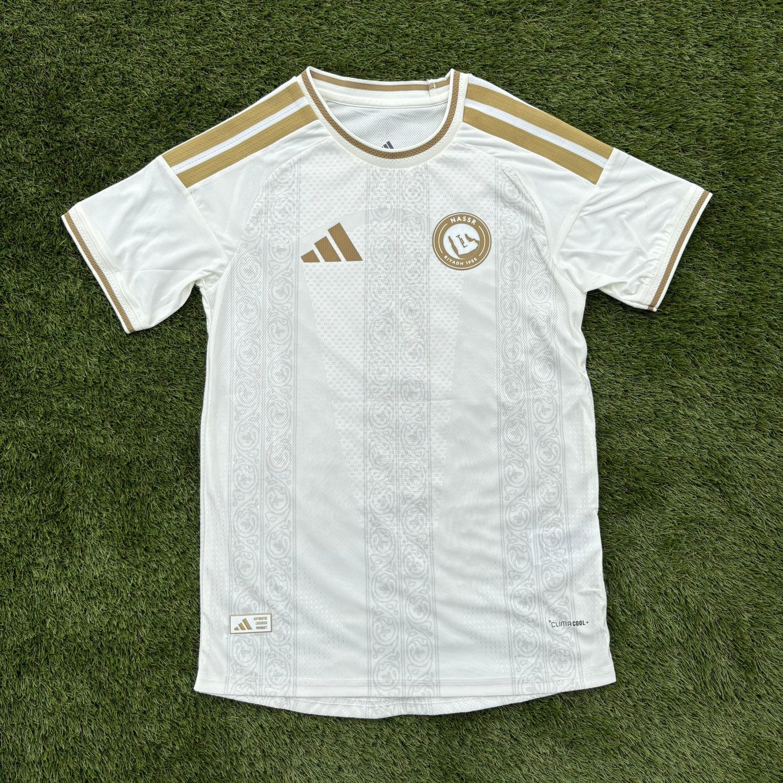 Al Nassr Uit Shirt 26/27 | Ronaldo 7, Verzenden, Nieuw, Overige maten, Goud