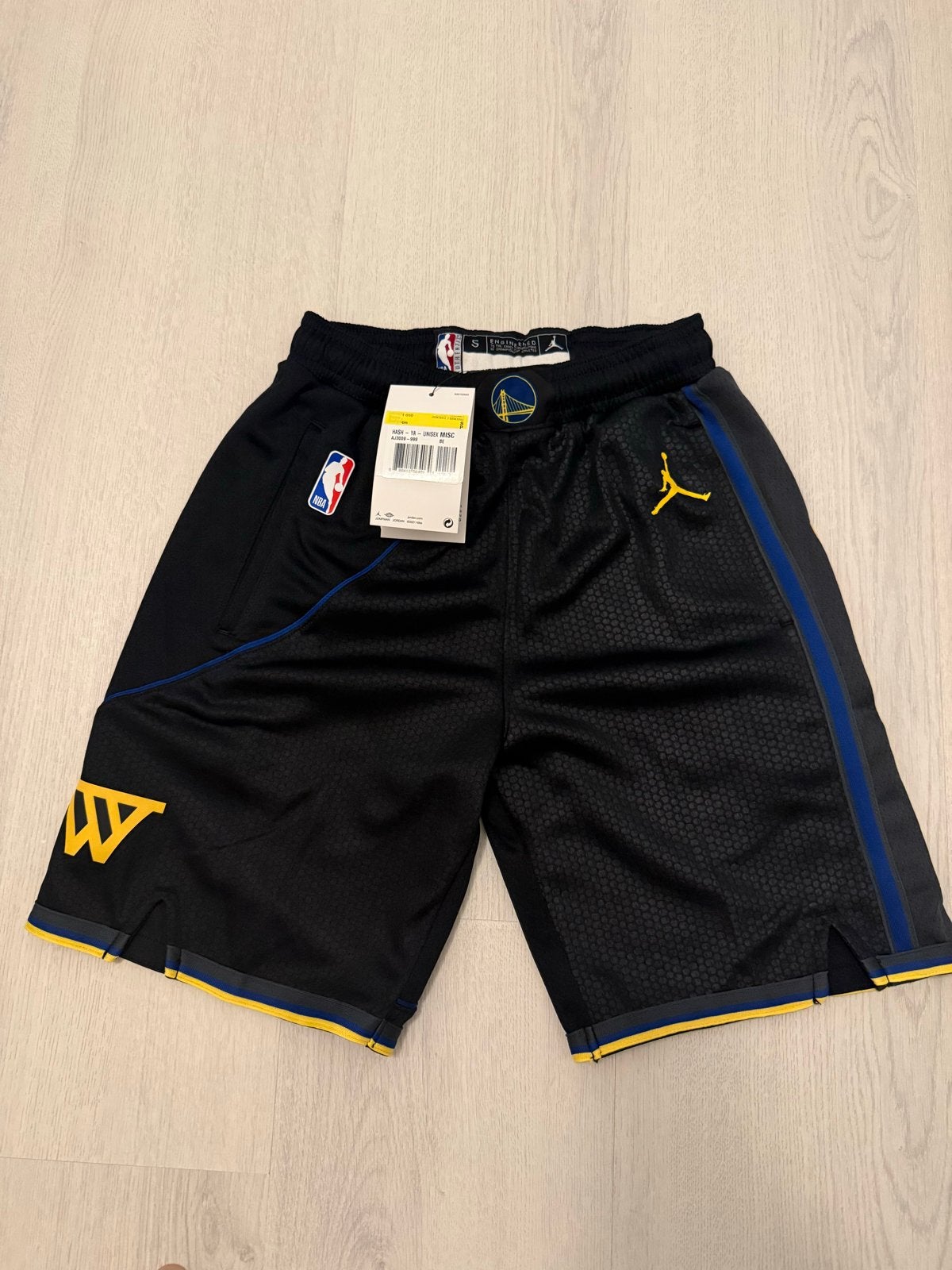 Nieuwe NBA Golden State Warriors Jordan shorts kids S, Ophalen of Verzenden, Nieuw, Jongen of Meisje