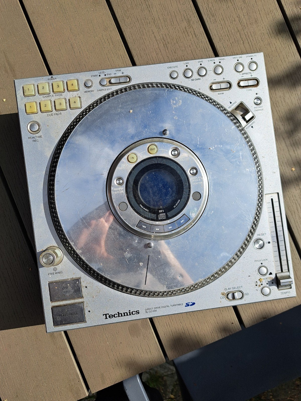 Technics SL-DZ1200 Direct Drive Digitale Draaitafel, Ophalen of Verzenden, Gebruikt, Draaitafel, Technics