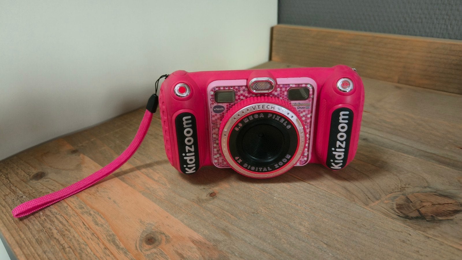 VTech Kidizoom Duo DX Camera Roze voor Kinderen, Ophalen of Verzenden, Zo goed als nieuw, 4 tot 6 jaar