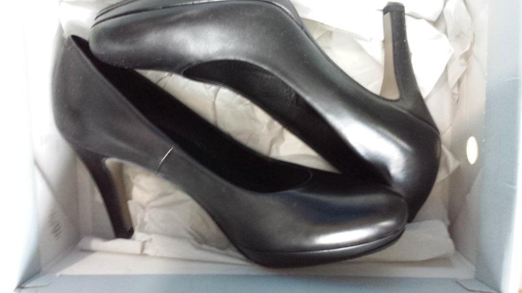 manfield hakken zwart leer leren gala freeflex 10cm fashion, Ophalen, Zwart, Nieuw, Schoenen met hoge hakken