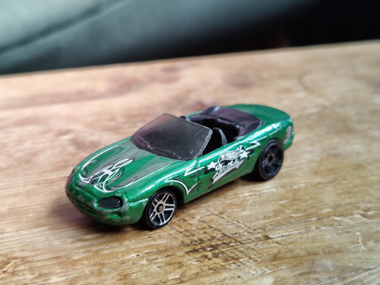 Hot Wheels Jaguar XK-8 GROEN, Ophalen of Verzenden, Zo goed als nieuw, Auto