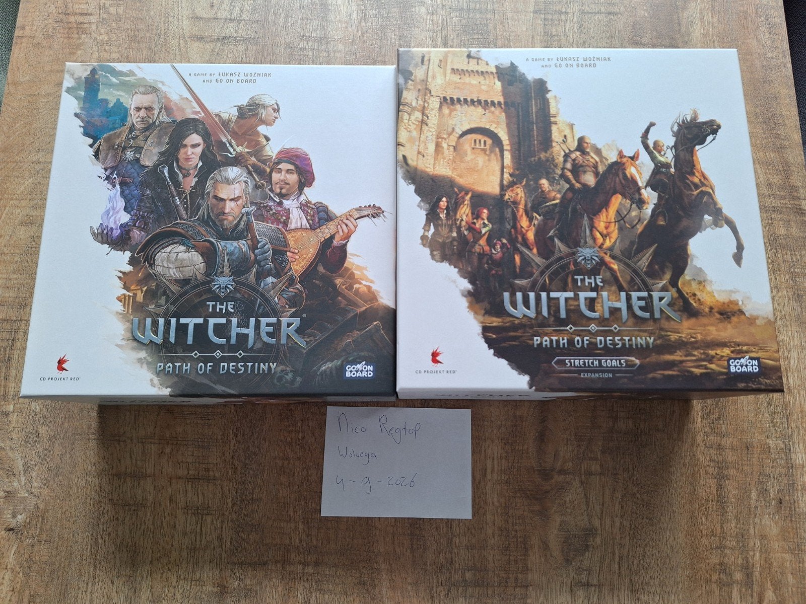 The Witcher: Path of Destiny Bordspel (Kickstarter), Een of twee spelers, Ophalen of Verzenden, Zo goed als nieuw, Go On Board