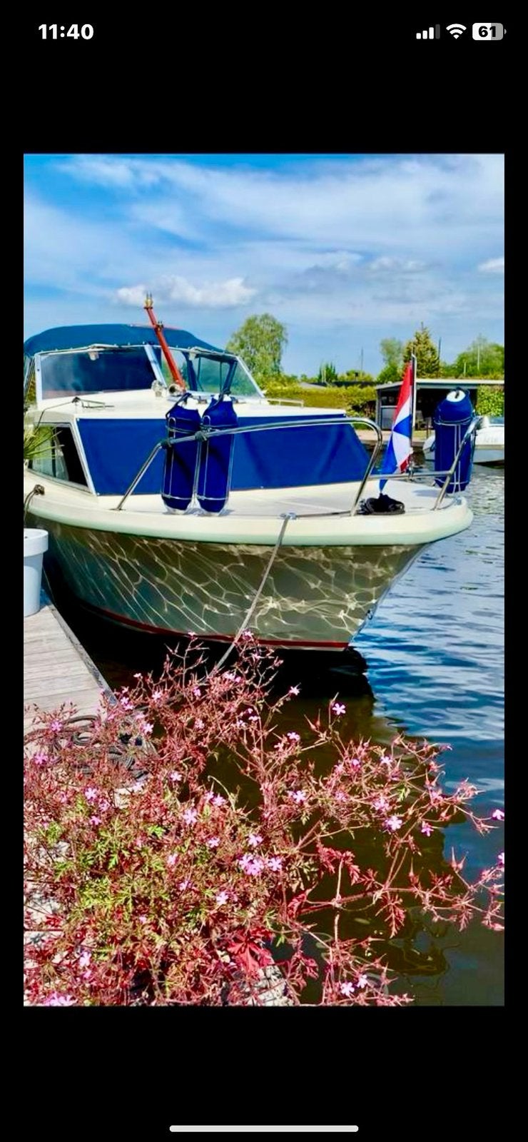 Polaris 770 de luxe met achterkajuit en Volvo Penta diesel, Watersport en Boten, Gebruikt, Diesel, Polaris, Polyester
