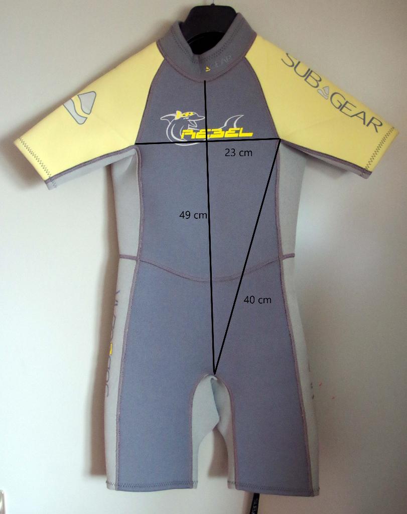 kinderwetsuit Shorty 3mm  (M), Ophalen of Verzenden, Zo goed als nieuw, Duikpak