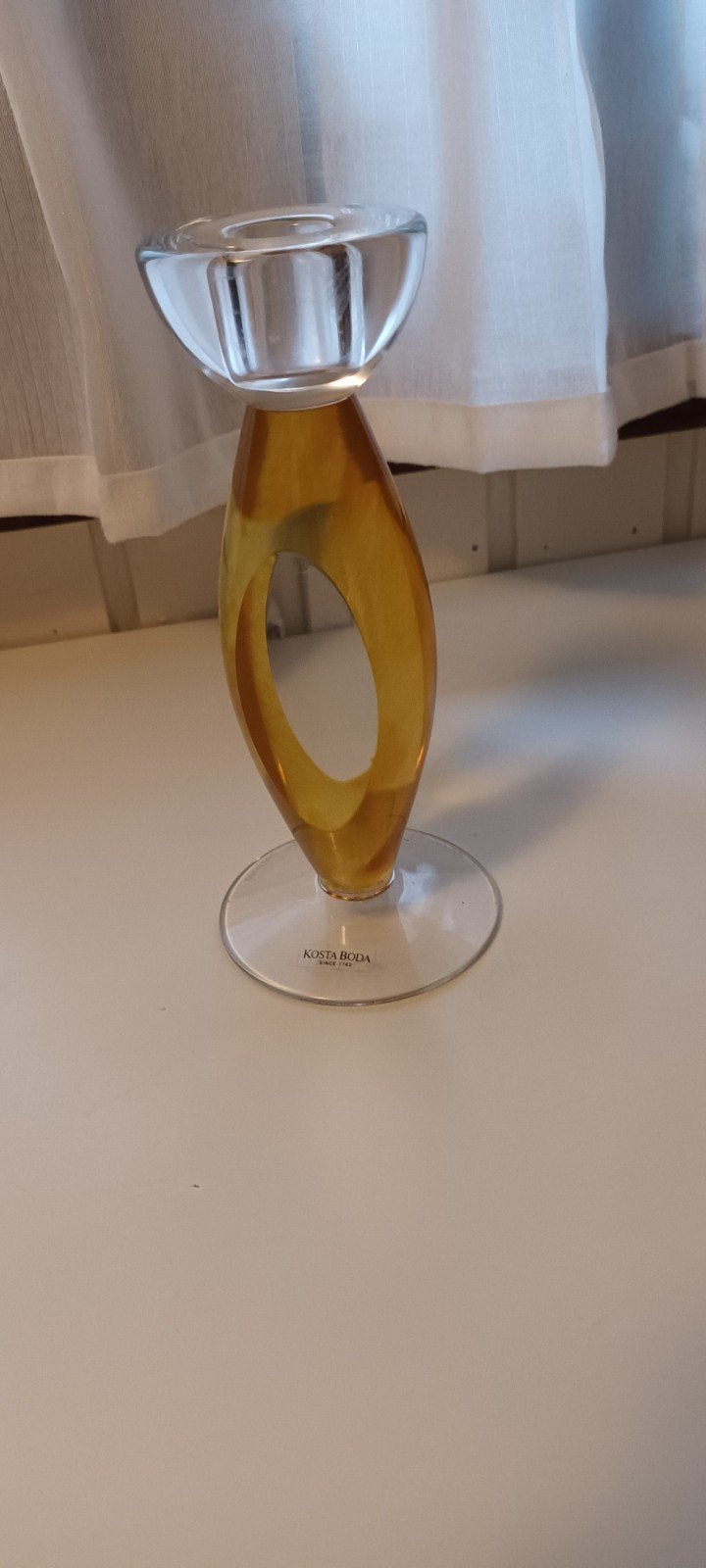 Kosta Boda Orrefors Glazen Kandelaar - Uniek Design, Ophalen of Verzenden, Glas