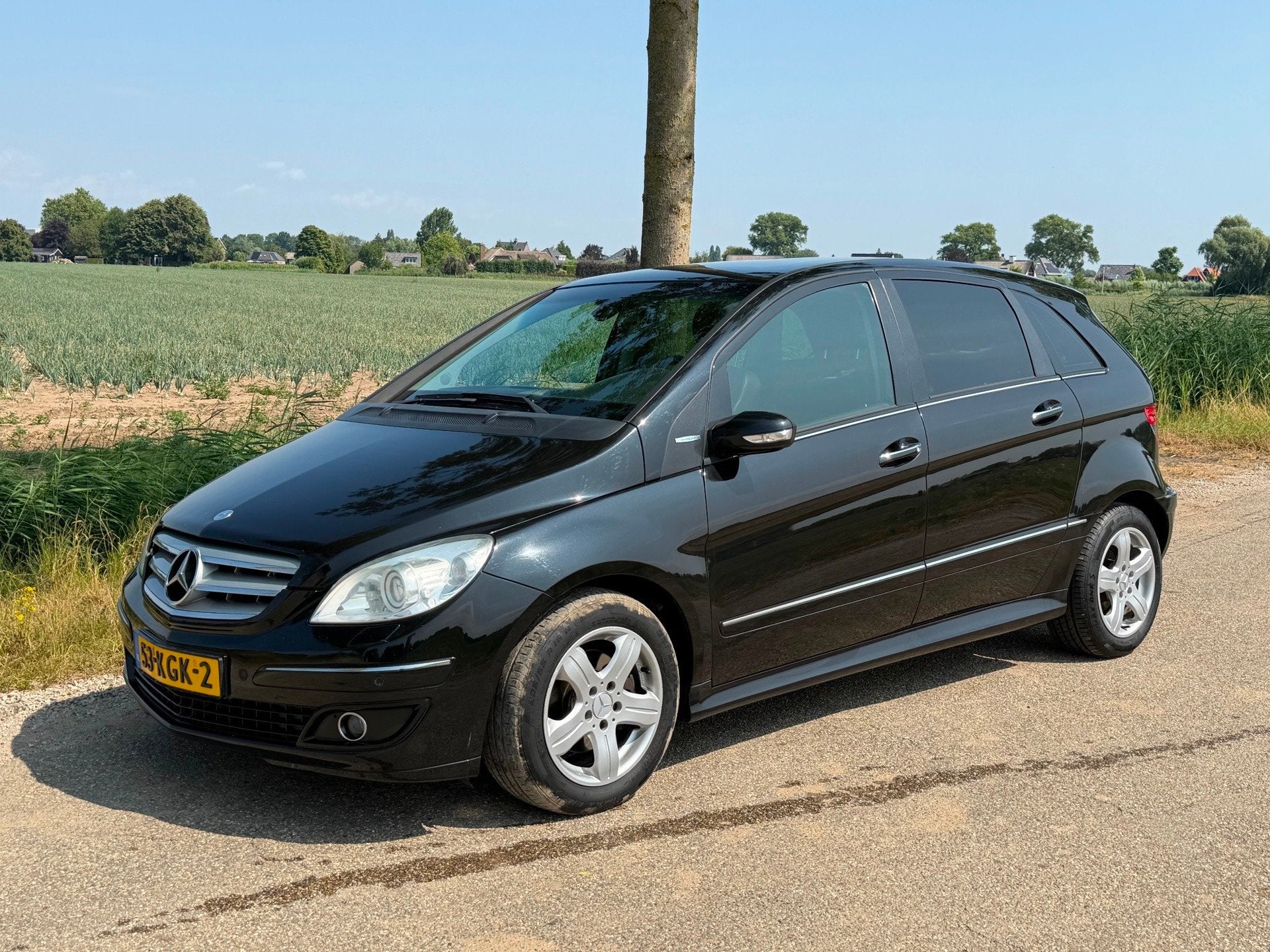 Mercedes-Benz B-klasse 200 Turbo AUT APK 05-2027 Panodak Air, Gebruikt, Zwart, 4 cilinders, 400 kg