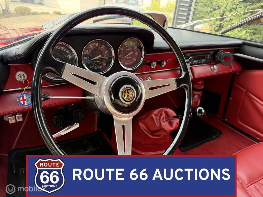 Alfa Romeo Giulia Sprint Speciale | 1964 | Route 66 Auctions, Auto's, Oldtimers, Overige carrosserieën, Zwart, Bedrijf, Handgeschakeld