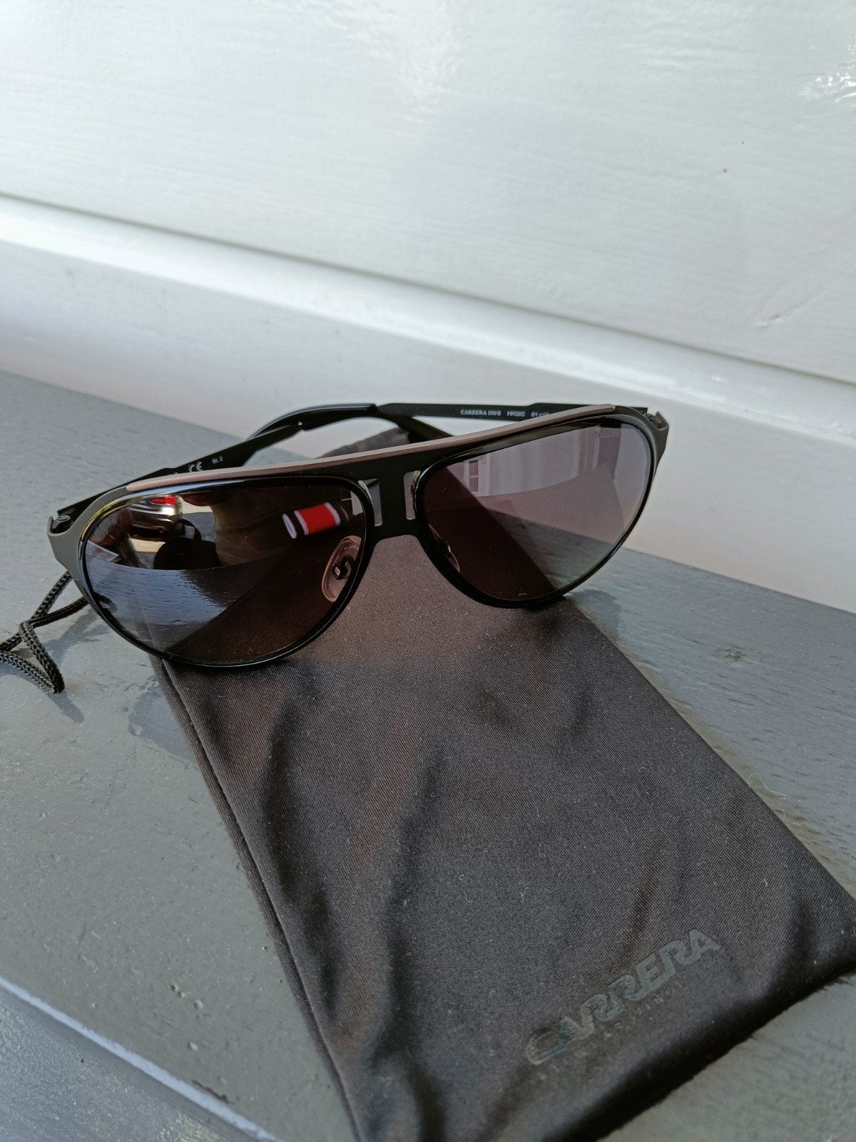 Sport Carrera 100/S Aviator Pilot zonnebril, Sieraden, Tassen en Uiterlijk, Zonnebrillen en Brillen | Heren, Zonnebril, Zwart